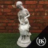 Wheat Girl - Garden Ornament Mould | Brightstone Moulds