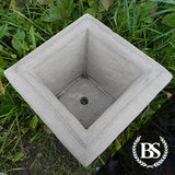 Square Gothic Planter - Garden Ornament Mould | Brightstone Moulds