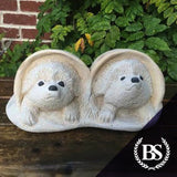 Hedgehogs in Pots - Garden Ornament Mould | Brightstone Moulds