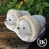 Hedgehogs in Pots - Garden Ornament Mould | Brightstone Moulds