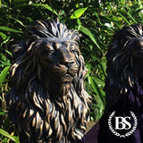 Pair of Proud Lions - Garden Ornament Mould | Brightstone Moulds