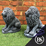 Pair of Lions - Garden Ornament Mould | Brightstone Moulds