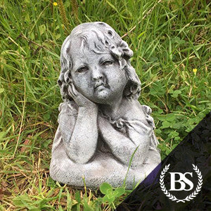 Young Girl Bust - Garden Ornament Mould | Brightstone Moulds