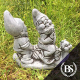 Gnomes on Snail - Garden Ornament Mould | Brightstone Moulds