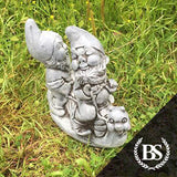 Gnomes on Snail - Garden Ornament Mould | Brightstone Moulds